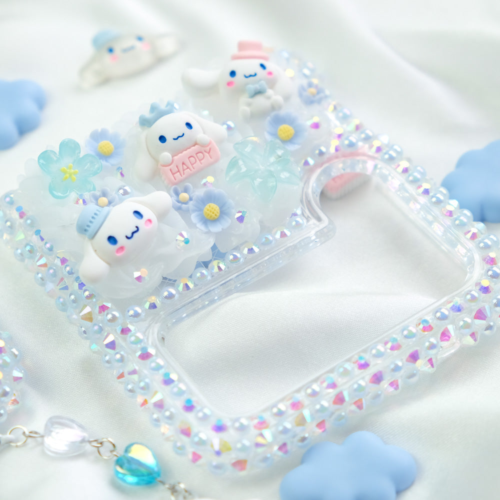 Rhinestones Sides + Border (Hard case only)