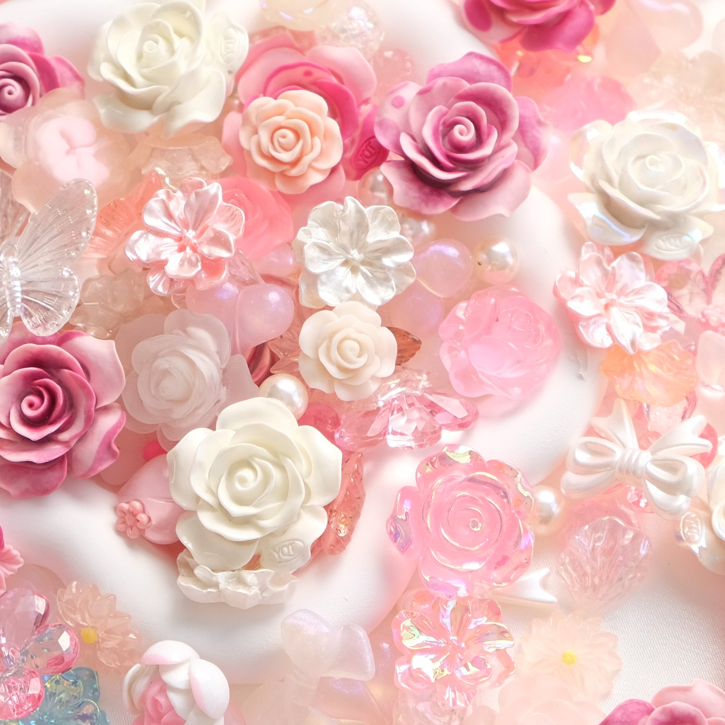 Pink Baroque Style Flowers