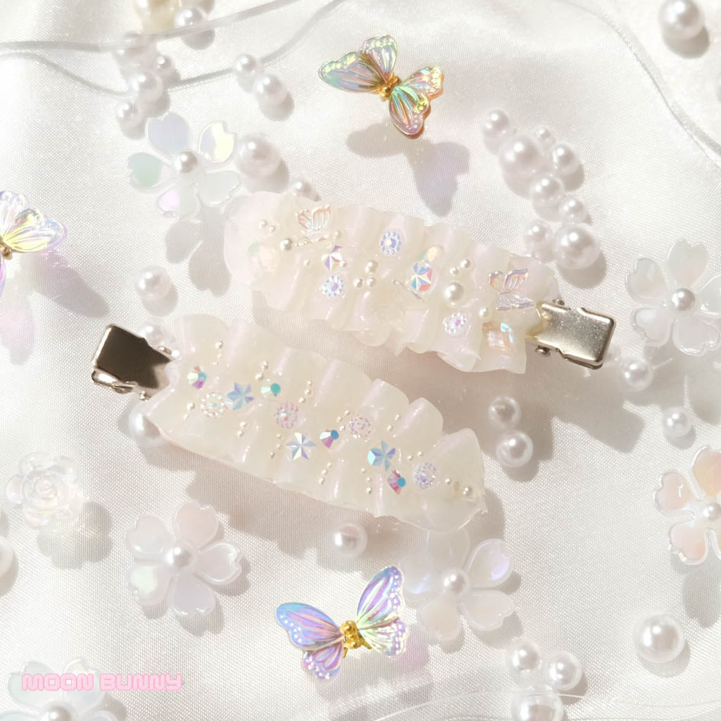 Iridescent Pearl Hair Clips Series No.2