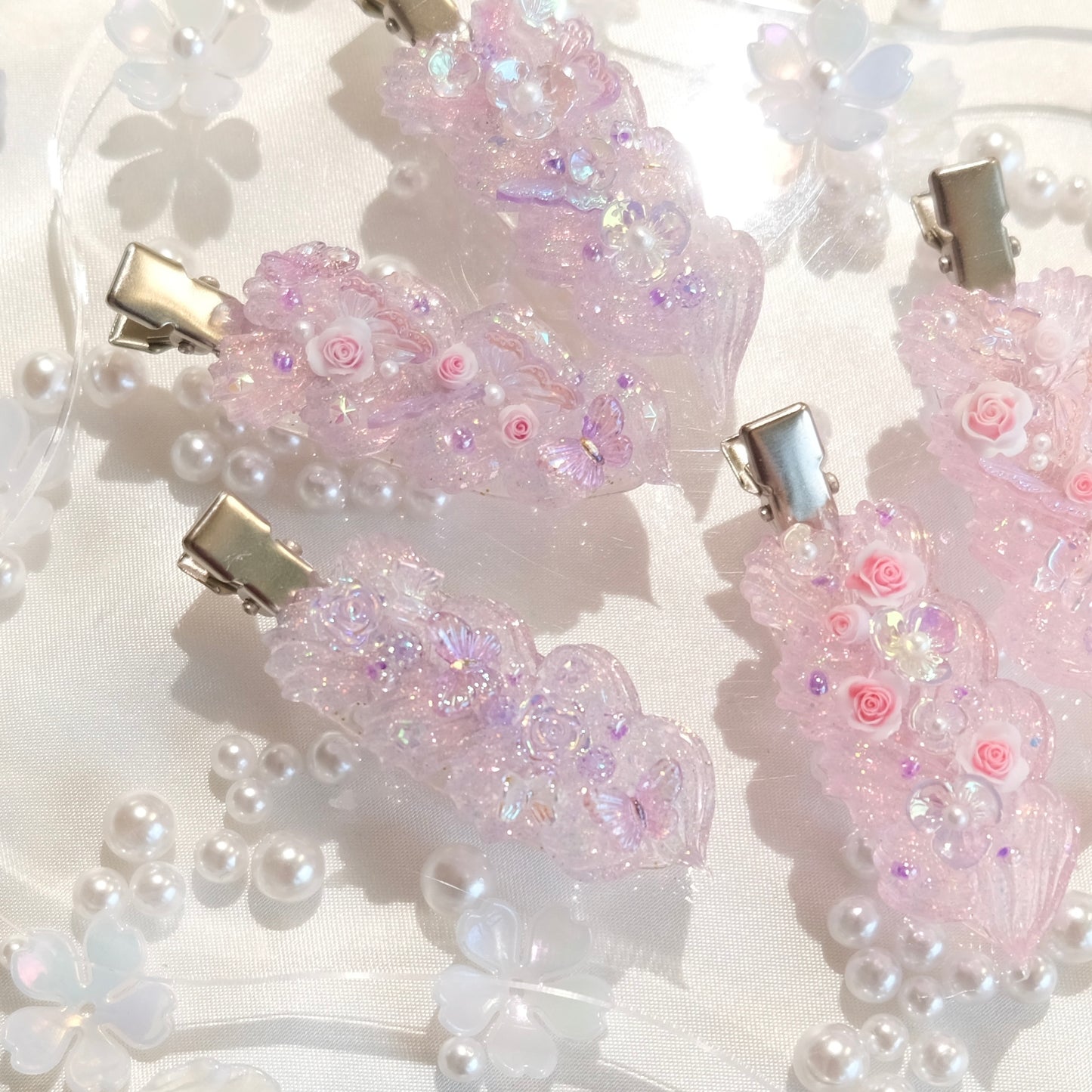 Celestial Blooms Hair Clips