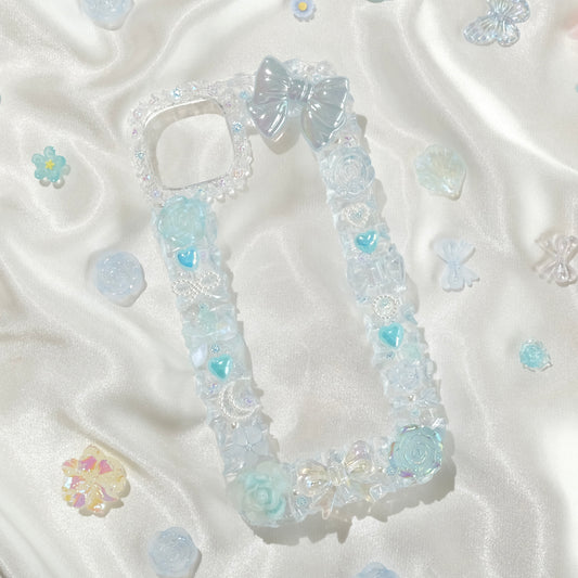 Blue Crystal Garden Phone Case