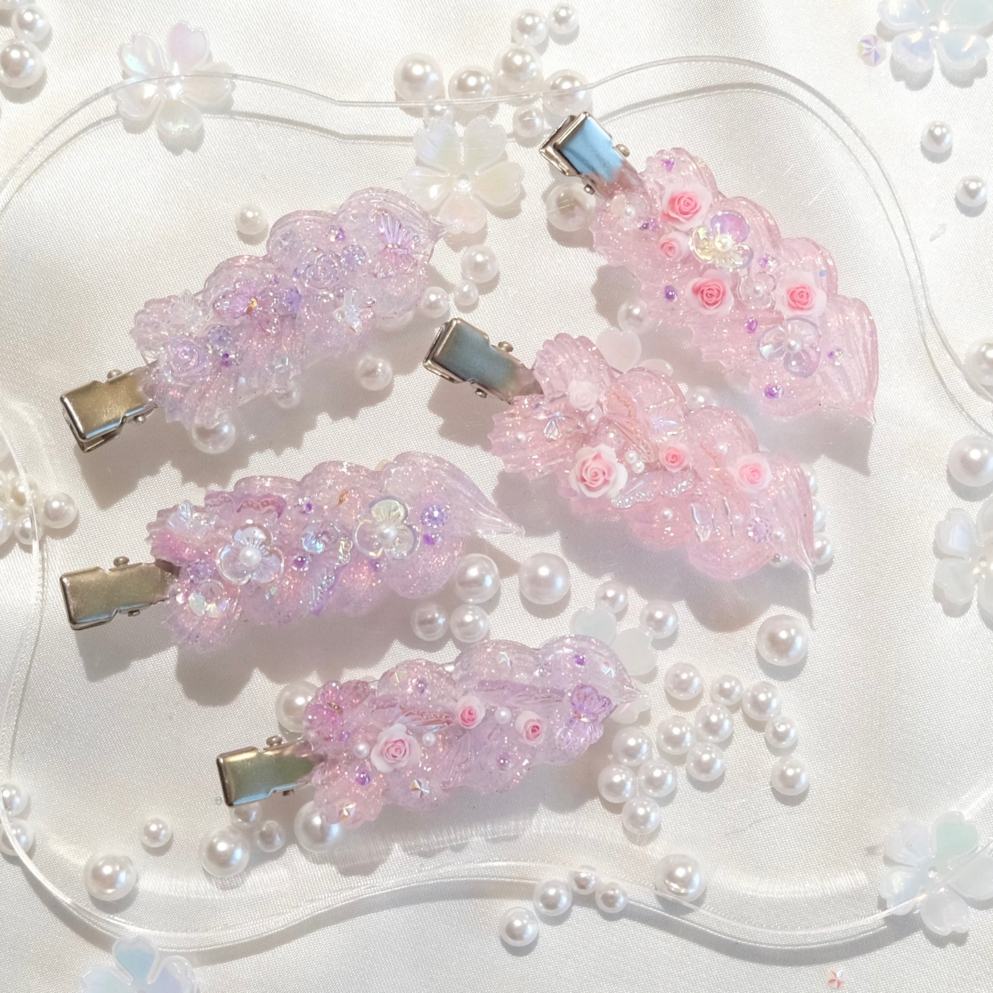 Celestial Blooms Hair Clips