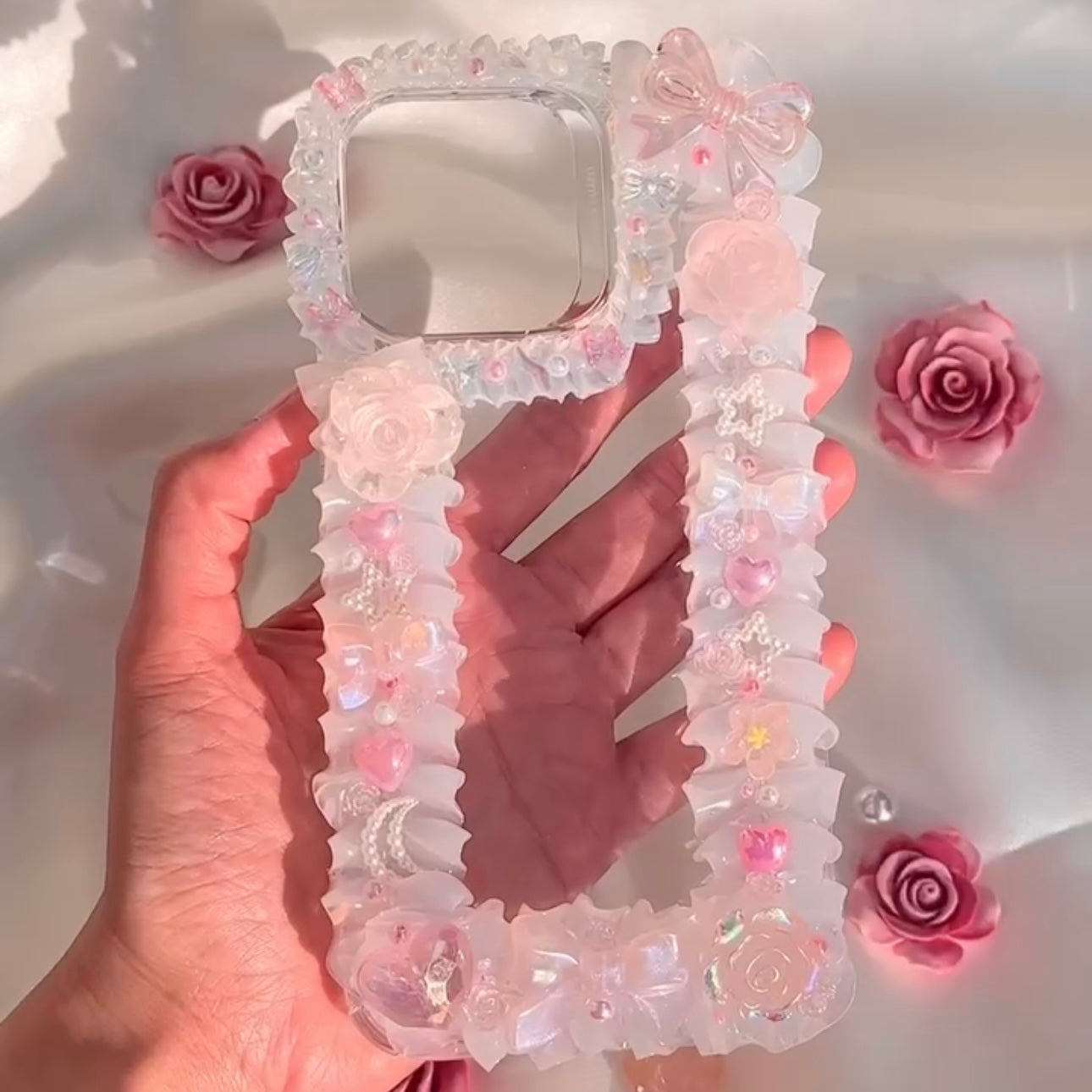 Transparent Flower Garden Phone Case