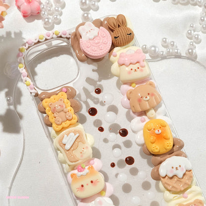 Cookies and Bread Phone Case Border Style