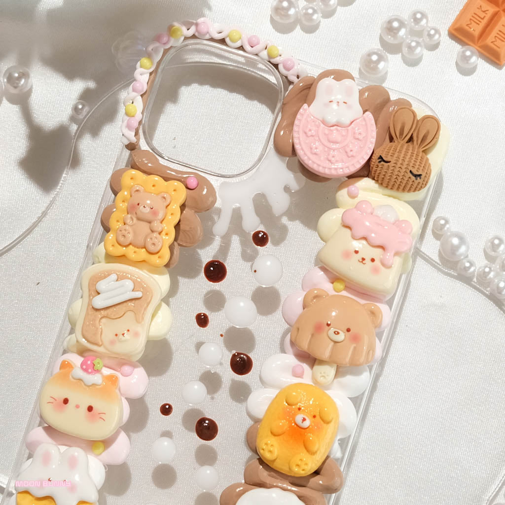 Cookies and Bread Phone Case Border Style