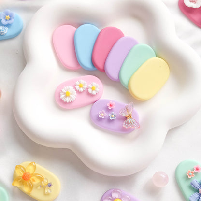 Macaron Hair Clip Base