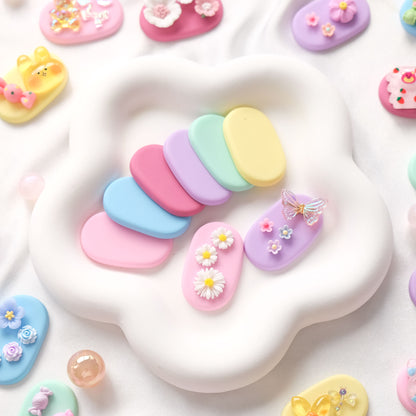 Macaron Hair Clip Base