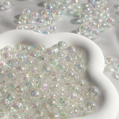 Round Glitter Beads 10mm