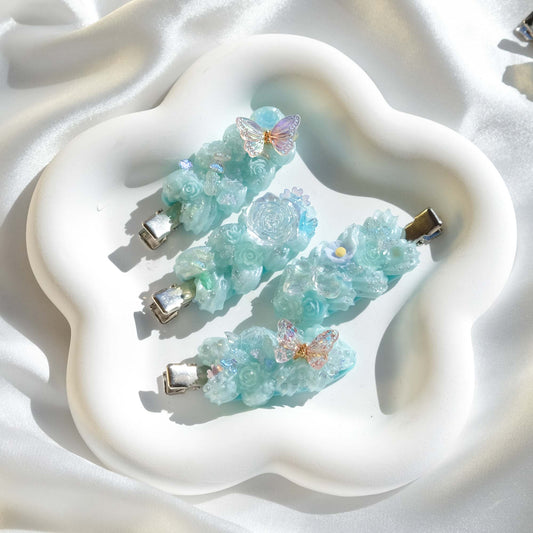 Shimmering Sky Hair Clips