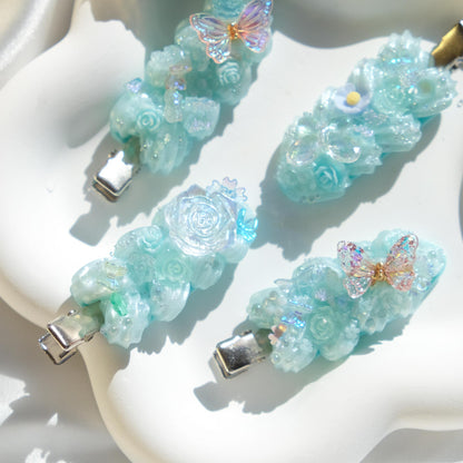 Shimmering Sky Hair Clips