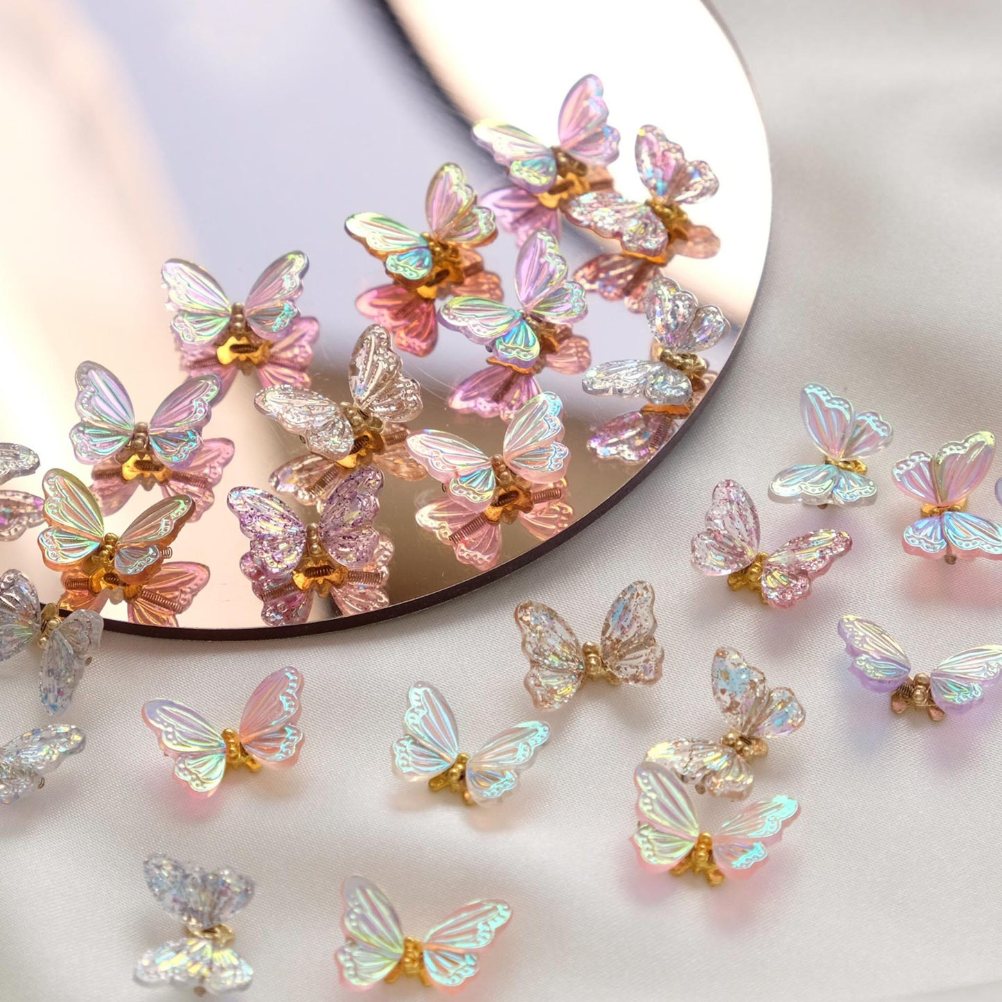 Glitter Holographic Butterflies