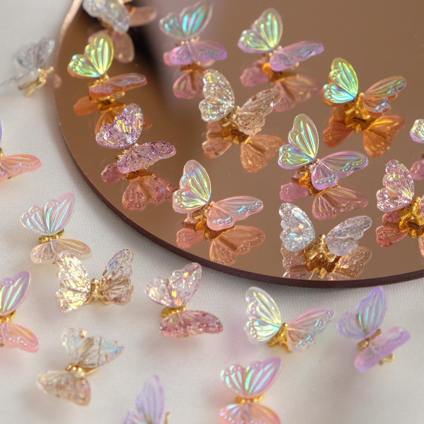 Glitter Holographic Butterflies