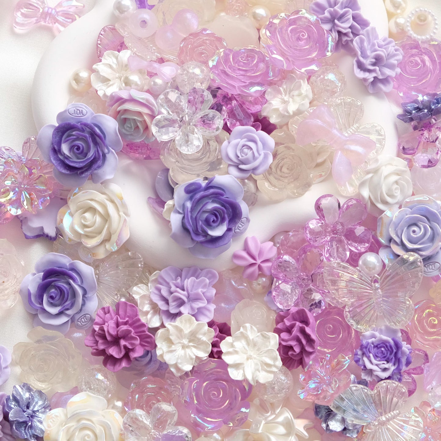 Purple Baroque Style Flowers