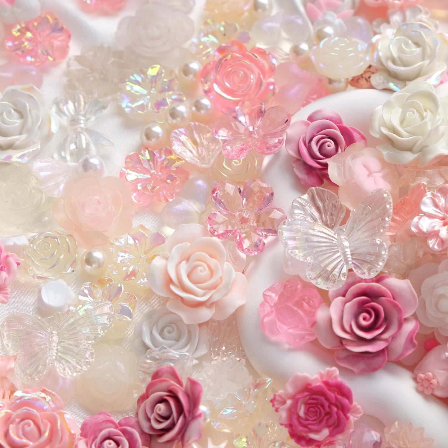 Pink Baroque Style Flowers