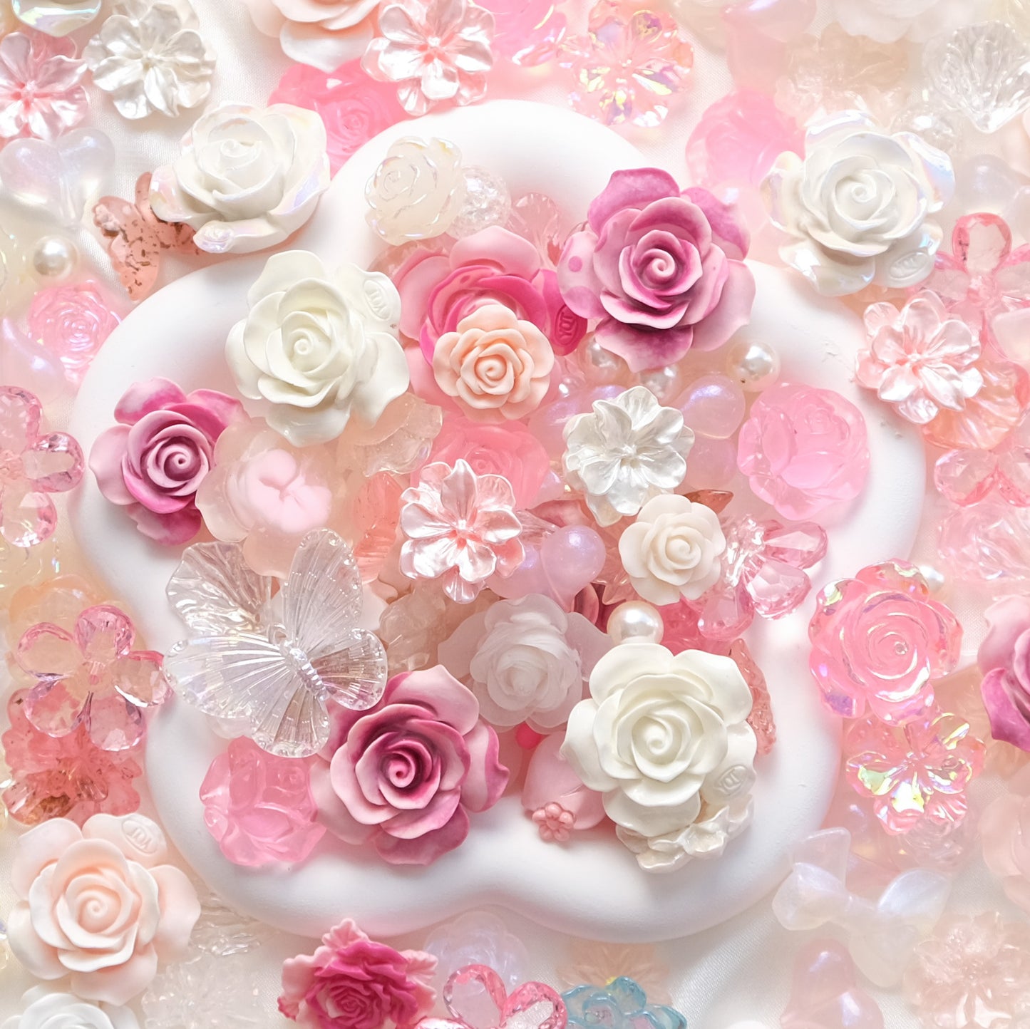 Pink Baroque Style Flowers