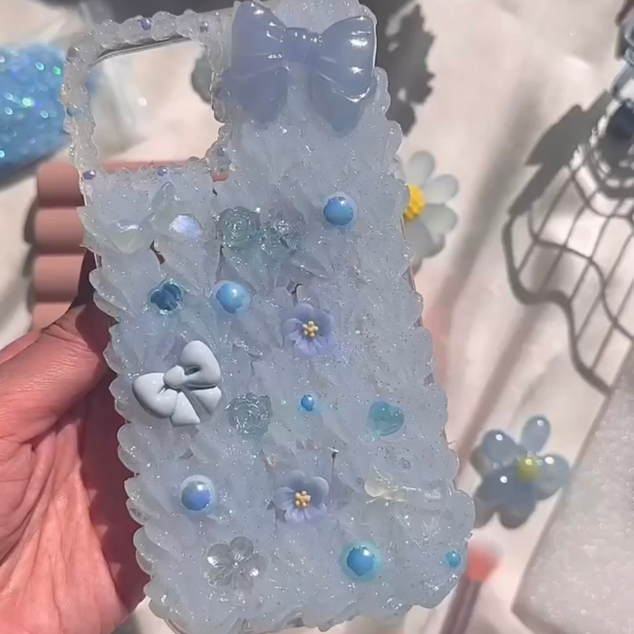 Glittery Crystal Phone Case