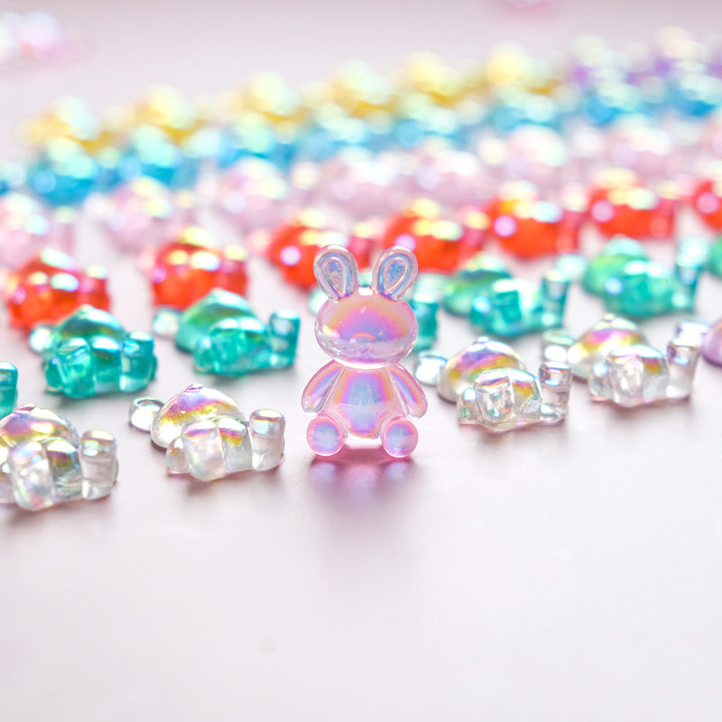 Clear holographic bunny