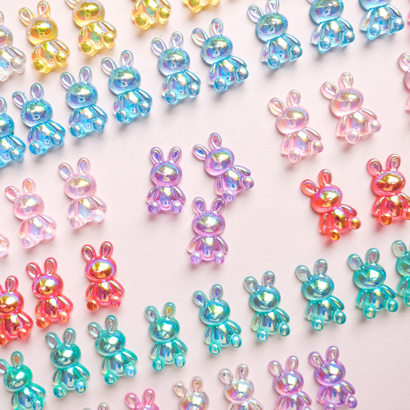 Clear holographic bunny