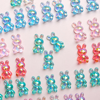 Clear holographic bunny