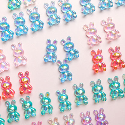 Clear holographic bunny