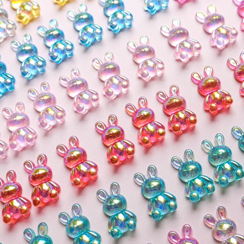 Clear holographic bunny