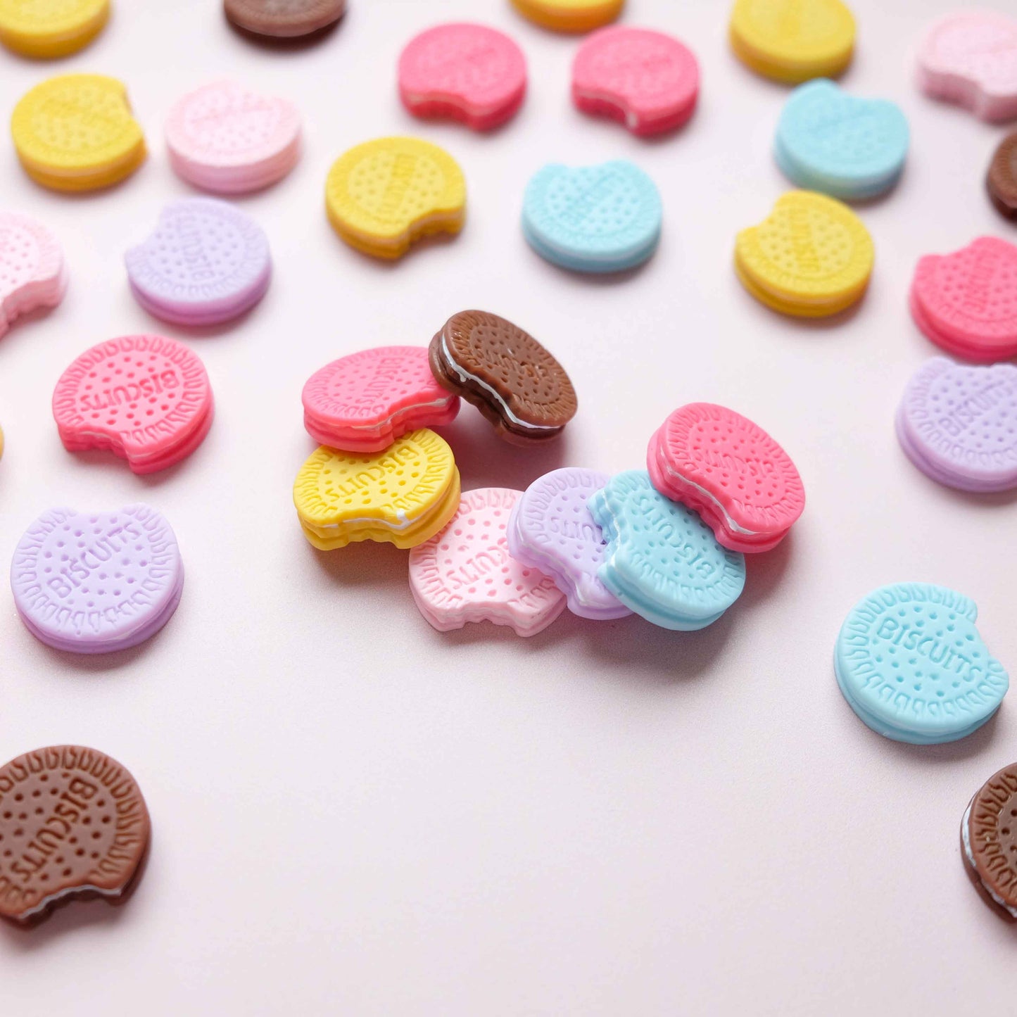 Colourful Cream Biscuits